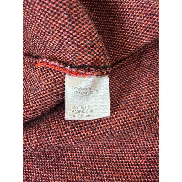 TOCCIN Women's Nora Colorblocked Midi Dress Abstract Multi Bodycon Size XL - Picture 11 of 11